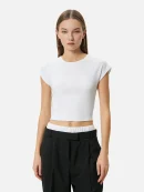 تی شرت ساده بدون طرح باریک