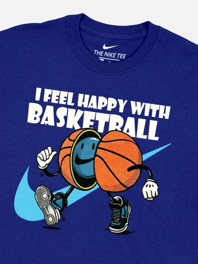 خرید تیشرت نایک I Feel Happy With Basketball
