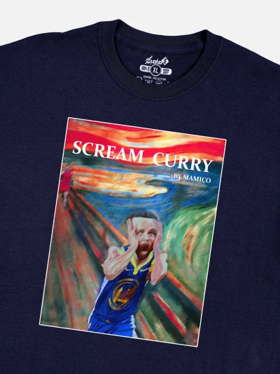 خرید تیشرت scream curry